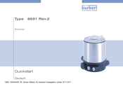 bürkert 8691 Schnellstartanleitung