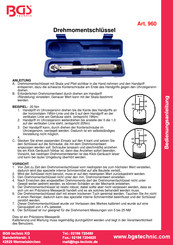 BGS technic 960 Anleitung