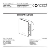 Concept Silenzio 100 VK Betriebsanleitung
