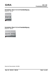Gira 1004 00 Produktdokumentation