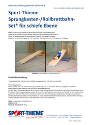 Sport-thieme 128 3815 Gebrauchsanleitung