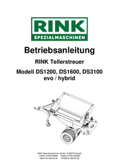 RINK DS1200 hybrid Betriebsanleitung