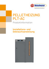 Solarbayer PLT 12 AC Installations- Und Gebrauchsanweisung