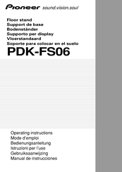 Pioneer PDK-FS06 Bedienungsanleitung