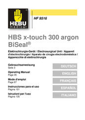 HEBU medical HBS x-touch 300 argon Gebrauchsanweisung