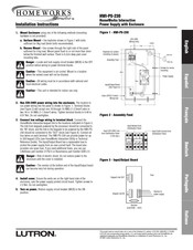 Lutron Homeworks Interactive HWI-PS-230 Installationsanweisungen