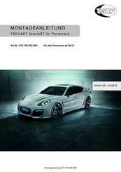 Techart 070.100.052.009 Montageanleitung