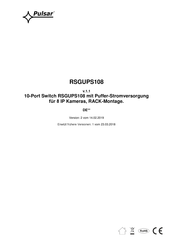 Pulsar RSGUPS108 Bedienungsanleitung