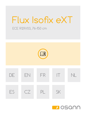 osann Flux Isofix eXT Bedienungsanleitung