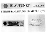 Blaupunkt BAMBERG QTS Betriebsanleitung