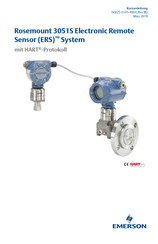 Emerson Rosemount 3051S MultiVariable Kurzanleitung