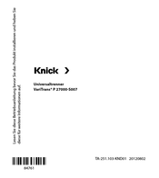 Knick VariTrans P 27000-S007 Bedienungsanleitung