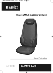 Homedics ShiatsuMAX Bedienungsanleitung