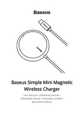 Baseus Simple Mini Magnetic Wireless Charger Benutzerhandbuch
