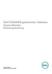 Dell P3424WEBt Bedienungsanleitung