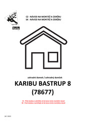 Karibu BASTRUP 8 Aufbauanleitung