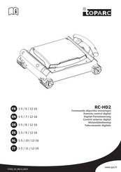 toparc RC-HD2 Bedienungsanleitung