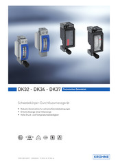 Krohne DK32 Technisches Datenblatt