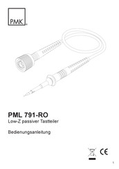 PMK PML 791-RO Bedienungsanleitung