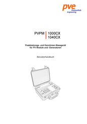PVE PVPM 1000CX Benutzerhandbuch