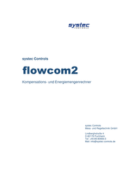 Systec Controls flowcom2 Bedienungsanleitung