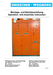 DRIESCHER WEGBERG MINEX G-I-S-E-L-A Montage- Und Betriebsanleitung