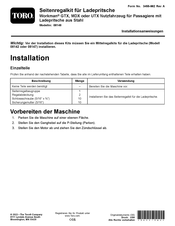 Toro 08148 Installationsanweisungen