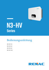 Renac N3-HV-5.0 Bedienungsanleitung