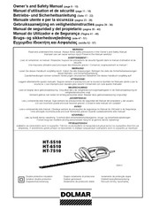 Dolmar HT-7510 Betriebs- Und Sicherheitsanleitung