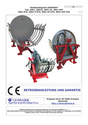 GOMARK LANCMAN 2001 VF Betriebsanleitung Und Garantiebedingungen