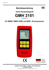 Hensel GMH 3151 Betriebsanleitung
