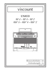 Viscount UNICO CLV 6 Benutzerleitfaden