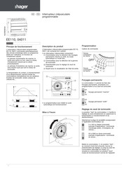 Hager EE110 Kurzanleitung
