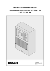 Bosch UEZ 2000 LSN Installationshandbuch