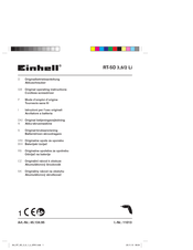 EINHELL RT-SD 3,6/2 Li Originalbetriebsanleitung