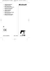EINHELL 11010 Originalbetriebsanleitung