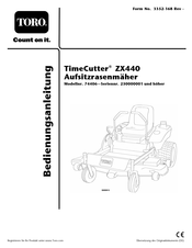 Toro TimeCutter ZX440 Bedienungsanleitung