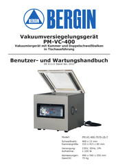 Bergin PM-VC-400-T070-2S-T Benutzer- Und Wartungshandbuch