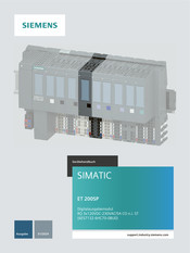 Siemens 6ES7132-6HC70-0BU0 Gerätehandbuch