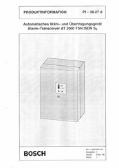 Bosch AT 2000 TSN ISDN S0 Produktinformation