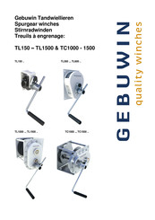 GEBUWIN TC 1500 Serie Betriebsanleitung