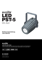 EuroLite LED PST-5 QCL Spot Bedienungsanleitung