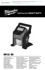Milwaukee M12 BI-0 Originalbetriebsanleitung