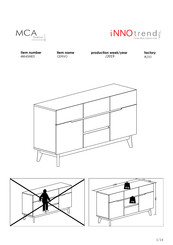 MCA furniture iNNOtrend CERVO 48643WE5 Montageanleitung