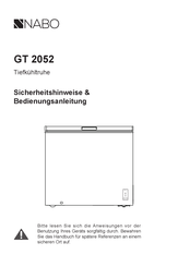 Nabo GT 2052 Sicherheitshinweise & Bedienungsanleitung