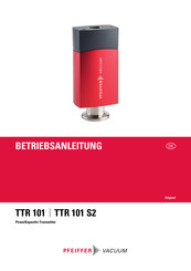 Pfeiffer Vacuum TTR 101 Betriebsanleitung