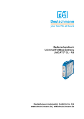 DEUTSCHMANN AUTOMATION UNIGATE CL-RS Bedienerhandbuch