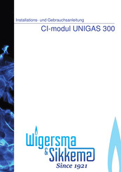 Wigersma & Sikkema UNIGAS 300 Installations- Und Gebrauchsanleitung