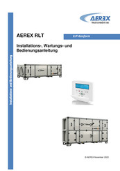 aerex RLT 1200 MV4512 Installations-, Wartungs-, Und Bedienungsanleitung