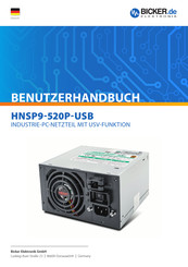 Bicker Elektronik HNSP9-520P-USB Benutzerhandbuch